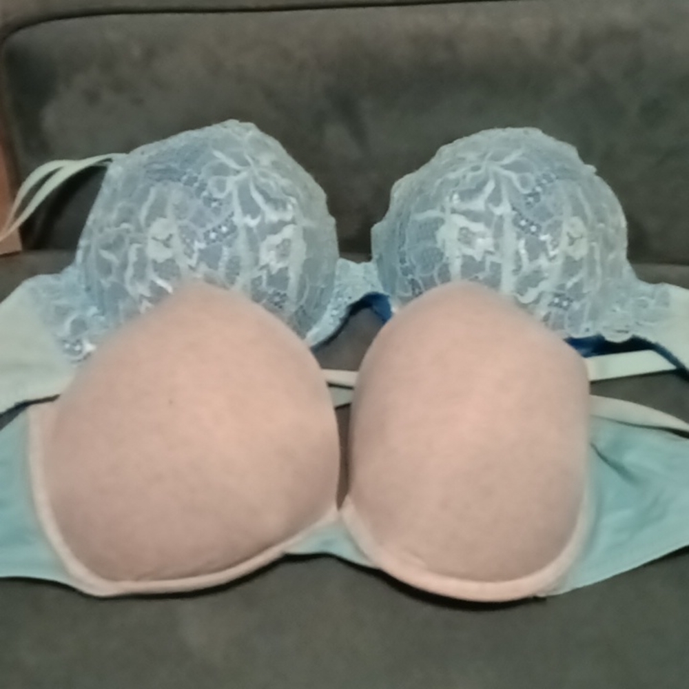 2 Pink Victoria's Secret Bras